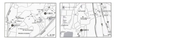 巡礼略地図（大阪市内その他のエリア）